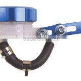 High Performance CNC Motorcycle Brake Tank Reservoir for Honda Yamaha Suzuki Kawasaki Aprilia BMW Ducati KTM Blue thumbnail-1
