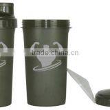 Whole Custom 700ml 24ounce Amazon Hot Sale Protein/whey/aminio Acid BPA Free Shaker Bottle Mixer With Top Closer thumbnail-1