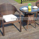 Rattan Coffee Table and Chair, Garden Table and Chair thumbnail-3