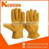 Durable Cow Leather Safety Soft Driver Gloves thumbnail-1