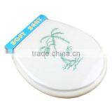 Embroidered PVC SOFT Toilet Seat Cover for Adult, 17"/19" Embroidered PVC Soft Toilet Seat, Embroidered Pvc Soft Seat thumbnail-3