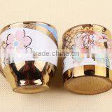 250ml Golden Printing Ceramic Mug With Handle thumbnail-6