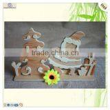 Laser Engraving Cutting Wooden Craft Snow Tree Santa Sled thumbnail-6