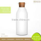 Good Quality Mouthblown 1000ml Glass Milk Bottle thumbnail-1