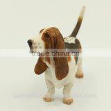 Artificial Resin Basset Hound Dog Statues Statues for Sale