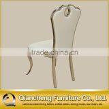 European Style Elegant White Dining Chair thumbnail-5