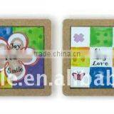 Ceramic Trivet With Cork Frame With Decal Printing thumbnail-1