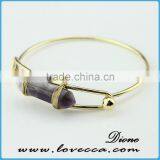 High Quality Fashion Bohemian Artificial Semi-precious Stones Turquoise Bracelet thumbnail-2