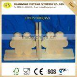 Hot Sale Custom Unfinished Wood Book End Stand thumbnail-3