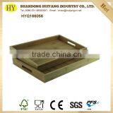 Unfinished Discount Bamboo Wooden Serving Tray Wholesale thumbnail-2