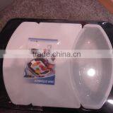 3 in 1 Flexible Plastic Cutting Board With Colander and Washing Basin thumbnail-5