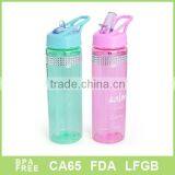 Rayko New Tritan Long Single Wall Water Bottle With Diamond Band thumbnail-1