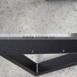 Resturant Wooden Coffee Table Iron Black 15 Inch Metal Bases,metal Bench Leg thumbnail-3