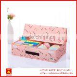 High Quality Peach Skin 18 Grid Socks/bra/briefs Storage Box thumbnail-1
