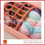 High Quality Peach Skin 18 Grid Socks/bra/briefs Storage Box thumbnail-3