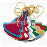 2017 Christmas Felt Garland as Wall Decoration Made in China