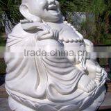 China Factory Supply Religious Fengshui Stone Carvings and Sculptures Natural Marble Maitreya Buddha thumbnail-4