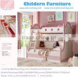 MJ666B Boys& Girls Pink Blue Bunk Bed Bedroom Set Wooden Children Bunk Bed Set Kid's Funny Furniture Set thumbnail-1