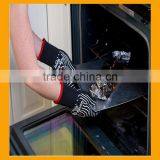 Hot Selling Long Cuff Safe and Non-Slip Textured Grip Silicone Silicone Kitchen Cooking Gloves thumbnail-3