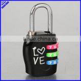 3 Digit Zinc Alloy Travel Password Luggage Lock