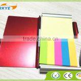 New Aluminum Double-side Notebook With Pen / HOT Sale Aluminum Pocket Notebook thumbnail-1