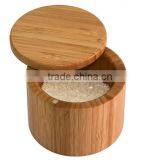 Wholesale Bamboo Salt Box/Bamboo Container/jar With Magnetic Lid thumbnail-4