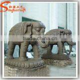 2016 China New Design Fiberglass Statue Animal Elephant Statue for Sale thumbnail-4