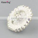 Fashionable Custom Pearl Rhinestone Buttons for Garments WBK-1464 thumbnail-4