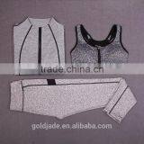 Spandex Women Sexy Fitness Yoga Wear for Women Sportswear Clothes Three Pieces thumbnail-3