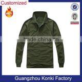 Men Casual Cotton Pique Long Sleeve Polo Shirt thumbnail-1