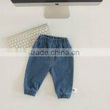 Baby Clothes Summer 2017 Cartoon Style Denim Pants for Newborn thumbnail-3