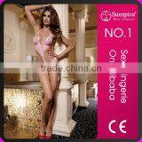 New Design Sexy Underwear Women Front Open Teddies Teen Girls Sexy Lingerie thumbnail-1