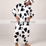 Best Design Animal Winter Adult Cow Unisex Fleece Couples Pajamas thumbnail-2