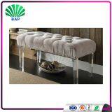 Popular White Bench Clear Acrylic Bench Shop Waiting Corner Bench Sofa thumbnail-2