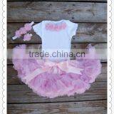Baby Summer Suit Sets Top Shirts+kids Fluffy Skirts Children Clothing Set thumbnail-3