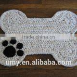 2017 Hot New Products For Pet Dog Crochet Pattern Pet Food Feeding Floor Mat Supplier thumbnail-1