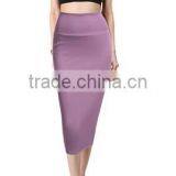 Fashion Lightweight Stretchy Fabric Elastic Waist Band Pencil Skirt for Woman thumbnail-2