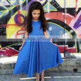 Latest Children Frocks Designs Sleeveless Girl Dresses for 7 Year Old thumbnail-4