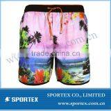 sublimation printing mens board shorts with high quality