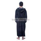 Black Super Soft 'men's Onesie Pajamas With Hood thumbnail-3