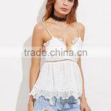 Runwaylover 5469 Europea SEXY STRAP LACE DESIGN SUMMER TOP thumbnail-2