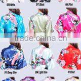 Satin Bridesmaid Robes Long Satin Women Robe Ready Hair Robes 009 thumbnail-1
