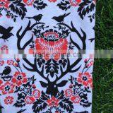 Baby Girls Boutique Clothing Girls Hello Deer Outifts Summer Clothes Short Sleeve With Matching Accessoreis thumbnail-3