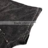 Women's Hollowed-out Short Sleeve Washed Vintage 100% Cotton t Shirt With Rivets thumbnail-4