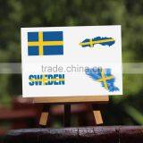 Custom Temporary National Flag Tattoo Sticker thumbnail-1