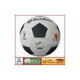Custom Synthetic Leather Soccer Ball 5# , Training Rubber Football