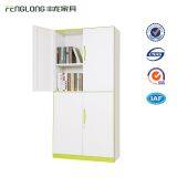 High Quality Steel 4 Door Two Tier Wardrobe / Metal Clothes Locker Cabinet for School Dorm thumbnail-5