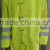 Euro Standard En20471 Cetificated Coverall Safety Reflective Coverall 250gsm hi Vis Anti-static Fabric Used Workwear thumbnail-3