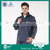Fashionable cheap man raincoat with hood with hat