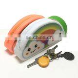 Women Gender Rainbow Shape Pencil Pen Pouch Large Change Money COIN Wallet Silicone Bags thumbnail-5